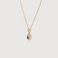 Crystal | Garnet Doublet Necklace