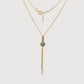 Stone Lariat Necklace