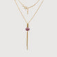 Stone Lariat Necklace