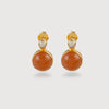 Peach Moonstone Earrings