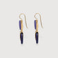 Lapis Gold Plated Silver Earrings