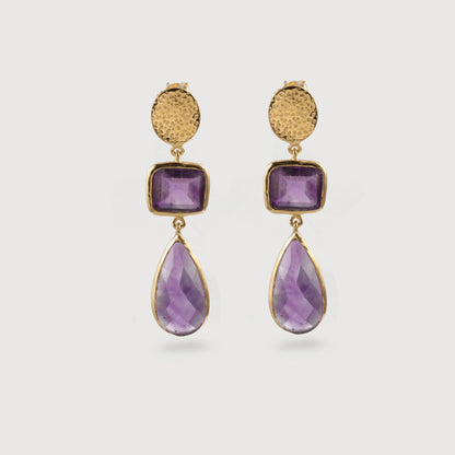 Teardrop Stone Earrings