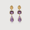 Teardrop Stone Earrings