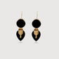 Eclipse Gold Plated Silver Earrings