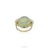 Prehnite | Pearl Ring