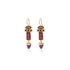 Amethyst | Garnet Earrings