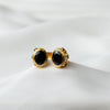 Black Onyx | Garnet Ring