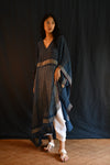 Handwoven Lineya Linen Zari Kaftan For Women