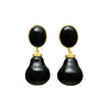 Black Onyx Drop Earrings