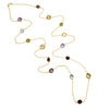 Multi Stone Long Necklace