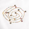 Multi Color Sapphire Long Necklace