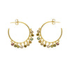 Tourmaline Hoop Earrings
