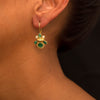 Pearl | Green Onyx Earrings