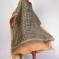 Ajrakh Crepe Silk Kaftan - Beige