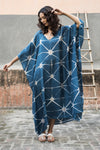 Itajime Silk Kaftan - Mjoll