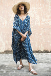 Itajime Silk Kaftan - Hreyta