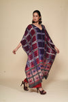 Itajime Silk Kaftan - Vesper