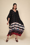 Itajime Silk Kaftan - Nadir