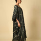 Tussar Silk Lehriya Kaftan