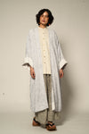 Sashiko Cotton Lounger - Hand-embroidered Kantha
