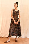 Kalamkari Maxi Dress - Earthy