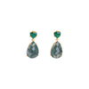 Moss Agate | Green Onyx Earrings