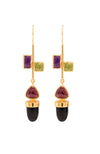 Multi Stone Earrings