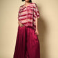 Silk Box Top Magenta