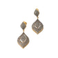 Pave Diamond Drop Earrings