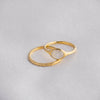 Moonstone Gold Ring (Set of 2)