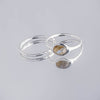 Labradorite Silver Ring (Set of 2)
