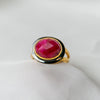 Two Tone (Silimanite) Ruby Ring