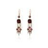 Garnet | Pink Tourmaline Earrings