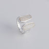 Double Moonstone Open Ring