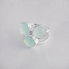 Aqua Chalcedony Ring