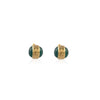 Green Onyx Band Earrings