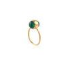 Green Onyx Band Ring