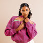 Vintage Kantha Quilt Bomber