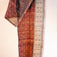 Kantha Silk Scarf - Maroon Chintz