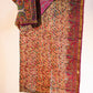 Kantha Silk Scarf - Fuchsia