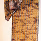 Kantha Silk Scarf - Ochre