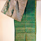 Kantha Silk Scarf - Green