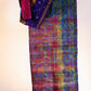 Kantha Silk Scarf - Violet | Fuchsia