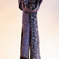 Kantha Silk Scarf - Violet Chintz