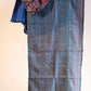 Kantha Silk Scarf - Black Chintz