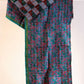 Kantha Silk Scarf - Red | Green