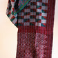 Kantha Silk Scarf - Red | Green