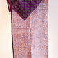 Kantha Silk Scarf - Purple