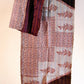 Kantha Silk Scarf -Maroon