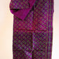 Kantha Silk Scarf - Violet | Green